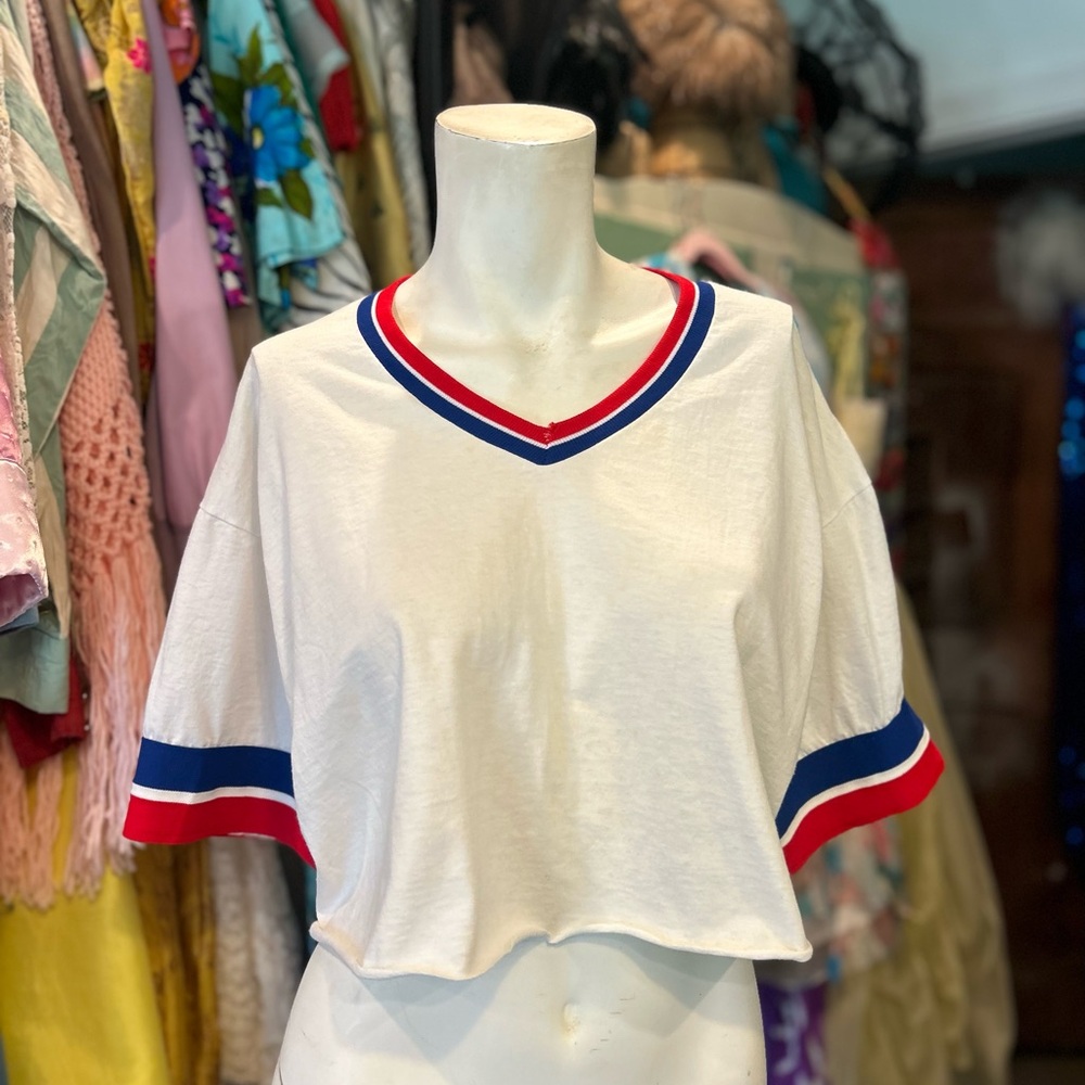 70s/80s All American Athletic Top - Picture 2 of 11